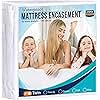 Utopia Bedding Zippered Mattress Encasement Twin, 100% Waterproof Bed Bug and Dust Mite Proof Mattress Protector, Absorbent Six-Sided Mattress Cover