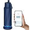 WaterH Vita Smart Water Bottle with Reminder to Drink Water, BPA-Free Vacuum Insulated Water Bottles with Straw, Bluetooth Intake Water Tracking Bottle, Ideal for Gift (18 oz)