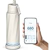 WATERH Vita Smart Water Bottle with Reminder to Drink Water, BPA-Free Vacuum Insulated Water Bottles with Filter & Straw, Bluetooth Intake Water Tracking Bottle, Ideal for Gift (18 oz)