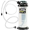 OEMTOOLS 24937 6-Liter Pneumatic/ Manual Fluid Pump Extractor, 5ft Main Suction Hose, Oversized Pumping Handle, Leak Proof, For Automotive Oil Change