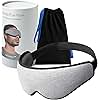 Ostrichpillow Eye Mask Sleep Mask - 100% Blackout, No Pressure On Eyes, Soft & Breathable, Adjustable Fit, Sleep Mask for Women Men, Travel Bag Included