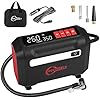 ROCGORLD R8 Tire Inflator Portable Air Compressor, DC 12V Air Compressor Portable with Large Dual Digital Screen, 3X Faster Inflation Air Pump for Car, Bike, Ball, Motor