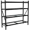 Ironton 4-Tier Industrial Steel Shelving Unit, 8,000-Pound Load Capacity, Garage Storage Rack, 77" W x 24" D x 72" H