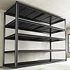 REIBII 78" H Garage Shelving, 55" W Storage Shelves 3000LBS Heavy Duty Shelving 5 Tier Adjustable Metal Shelving Unit for Storage Rack Garage Shelves Industrial Storage Shelf 55" W x 26" D x 78" H