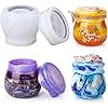 LET'S RESIN Pudding Jar Resin Molds with Lid, Epoxy Molds Silicone for Storage Bottle,Candle Holder,Candy Container, Epoxy Casting Craft,Flower Pot, Gifts