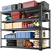 Innovative Garage Shelving Heavy Duty Storage Shelves, 48" Wide Garage Shelves 3000lbs Capacity, Adjustable 5 Tier Industrial Shelving Storage Rack for Garage Basement Warehouse, 72"H X 48"W X 24"D