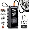 Tire Inflator Portable Air Compressor, 2X Faster Inflation Cordless Air Compressor, 20000mAh & 180PSI & Dual Cylinder, Electric Air Pump for Heavy-duty Vehicles, Car, Motorcycle, Bike, Ball (P235-09)