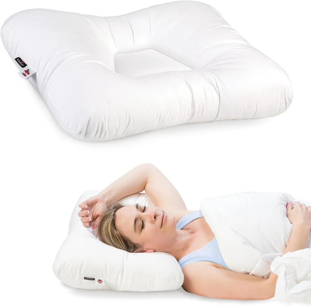 Core Products Very Firm Full Size Tri-Core Comfort Zone Cervical Support Pillow, Temperature Regulating Outlast Material