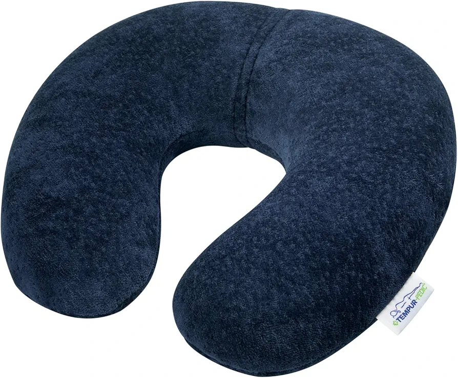 Tempur-Pedic TEMPUR-Travel Neck Pillow, Polyester, Navy