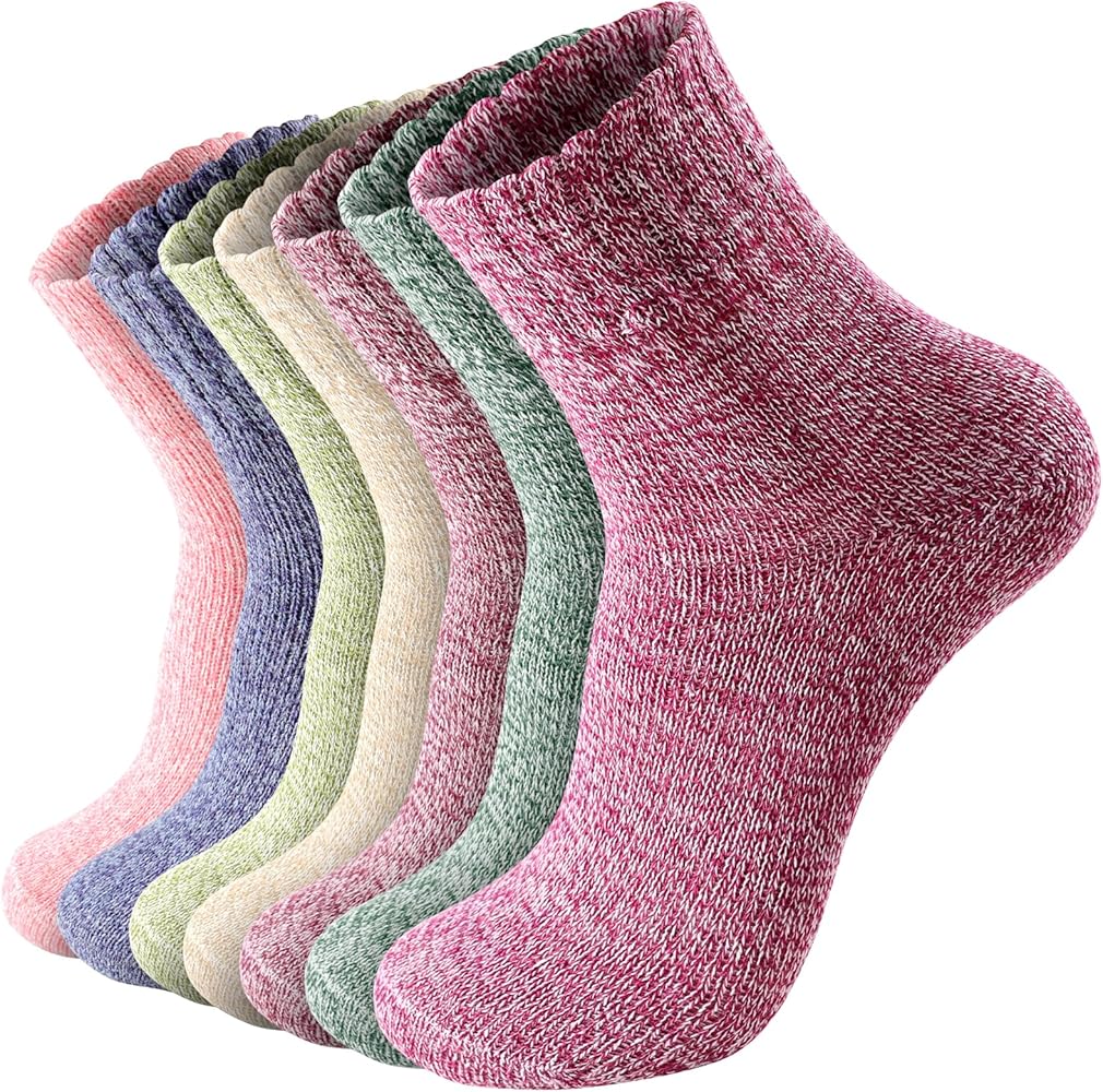 Pleneal Wool Socks for Women - Womens Wool Socks Winter Warm Wool Socks Men Cozy Knit Socks Boots Socks for Women