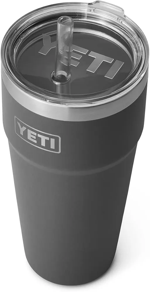 YETI Rambler 26 oz Straw Cup, Vacuum Insulated, Stainless Steel with Straw Lid