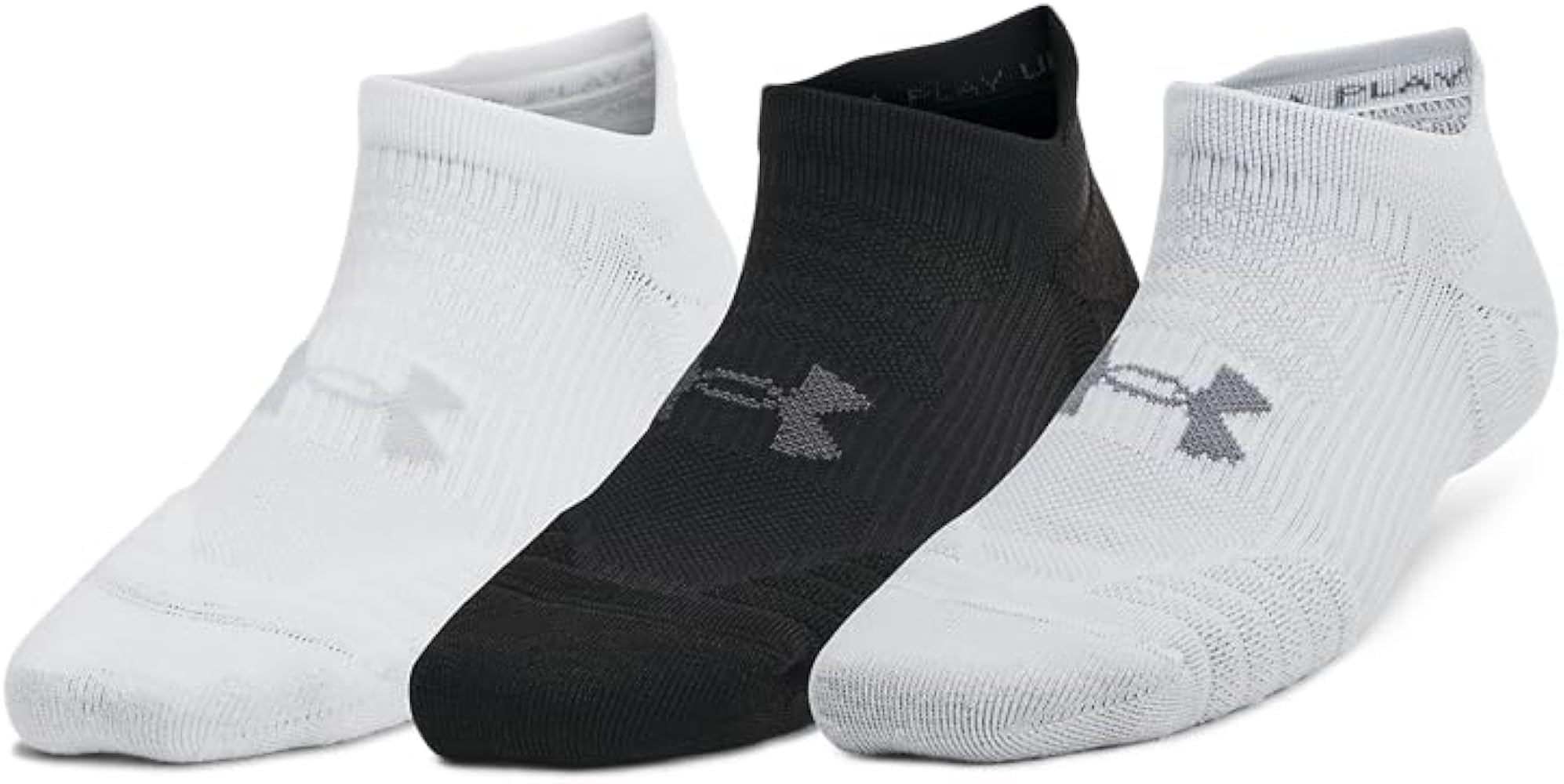 Under Armour Women's Play Up No Show Socks 3 Pack