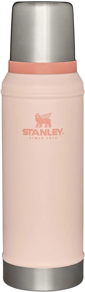 Stanley Classic Vacuum Insulated Wide Mouth Bottle - Limestone - BPA-Free 18/8 Stainless Steel Thermos for Cold & Hot Beverages - 1.0 QT