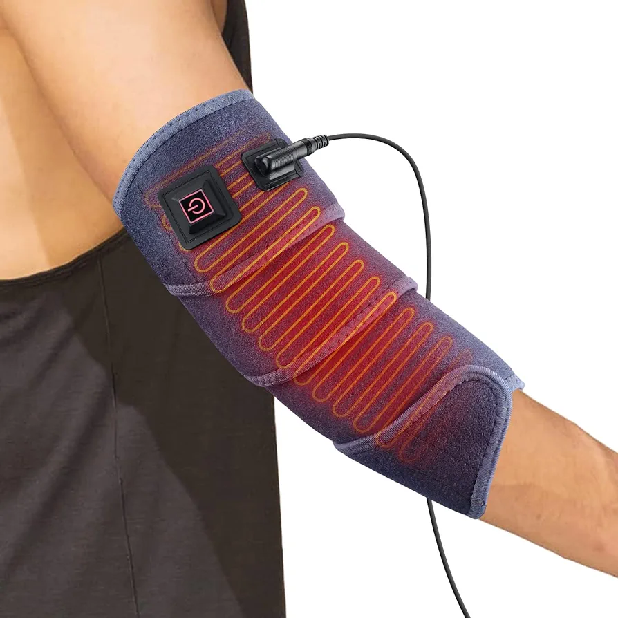 Heated Arm Wrap Leg Heating Pad Wrap Heating Pad with 78" Long Charge Cord Heating Pad Sleeve for Arm Around Heating Pad for Elbow, Wrist, Ankle, Arm