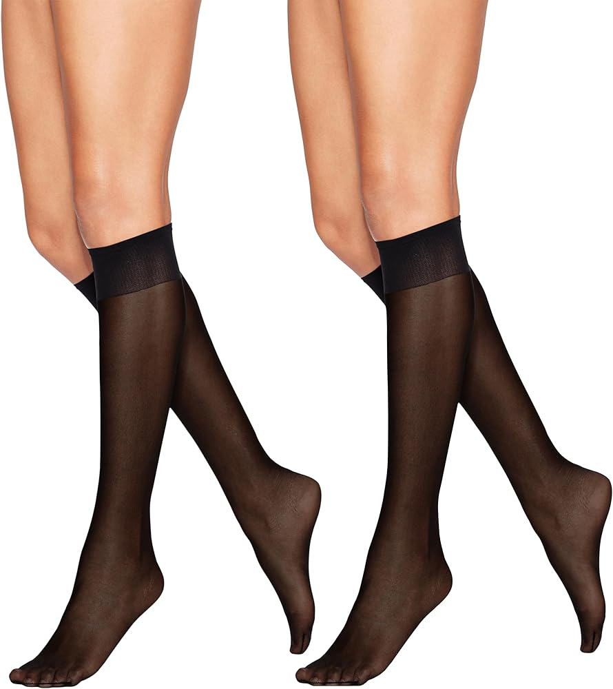 Hanes Women's Alive Full Support Knee Highs