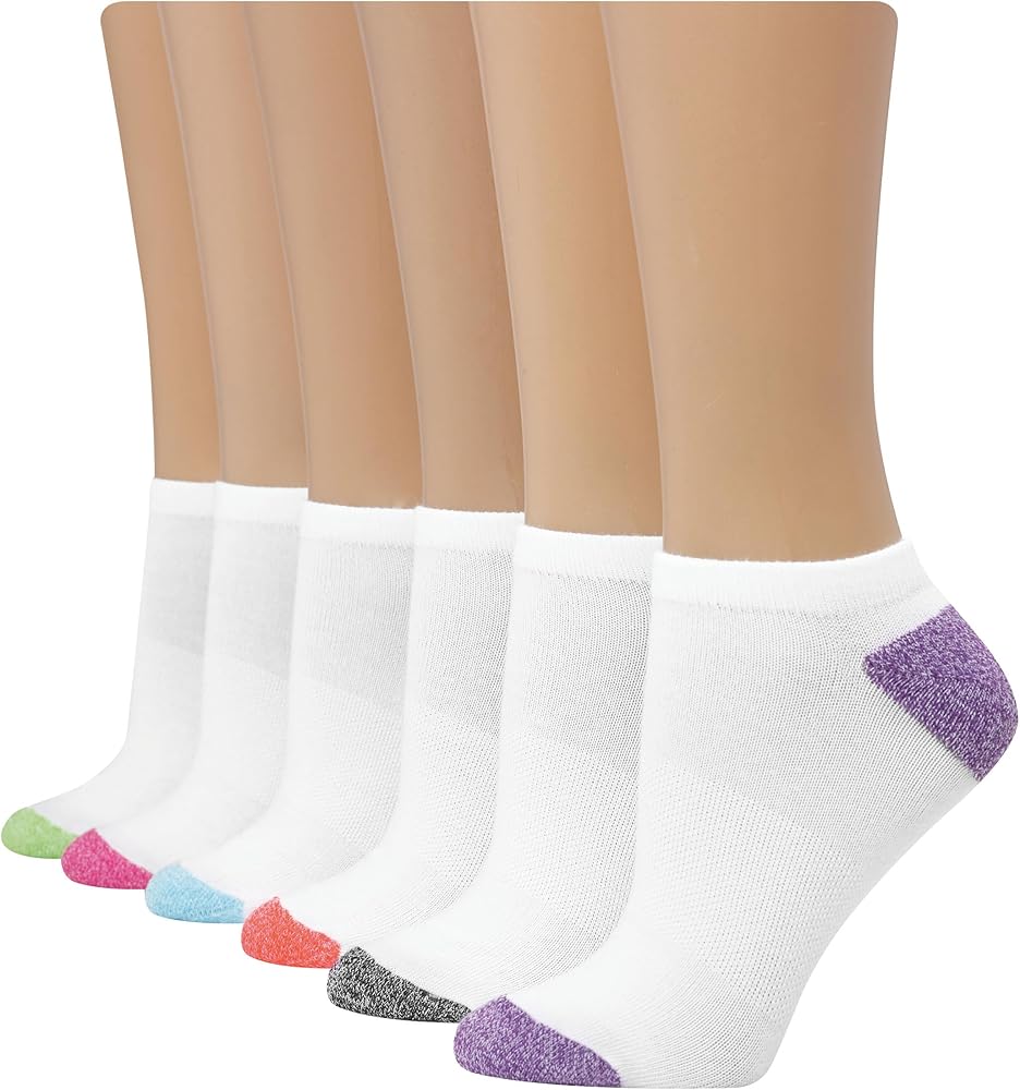 Hanes Women's 6-Pair Comfort Fit No Show Socks