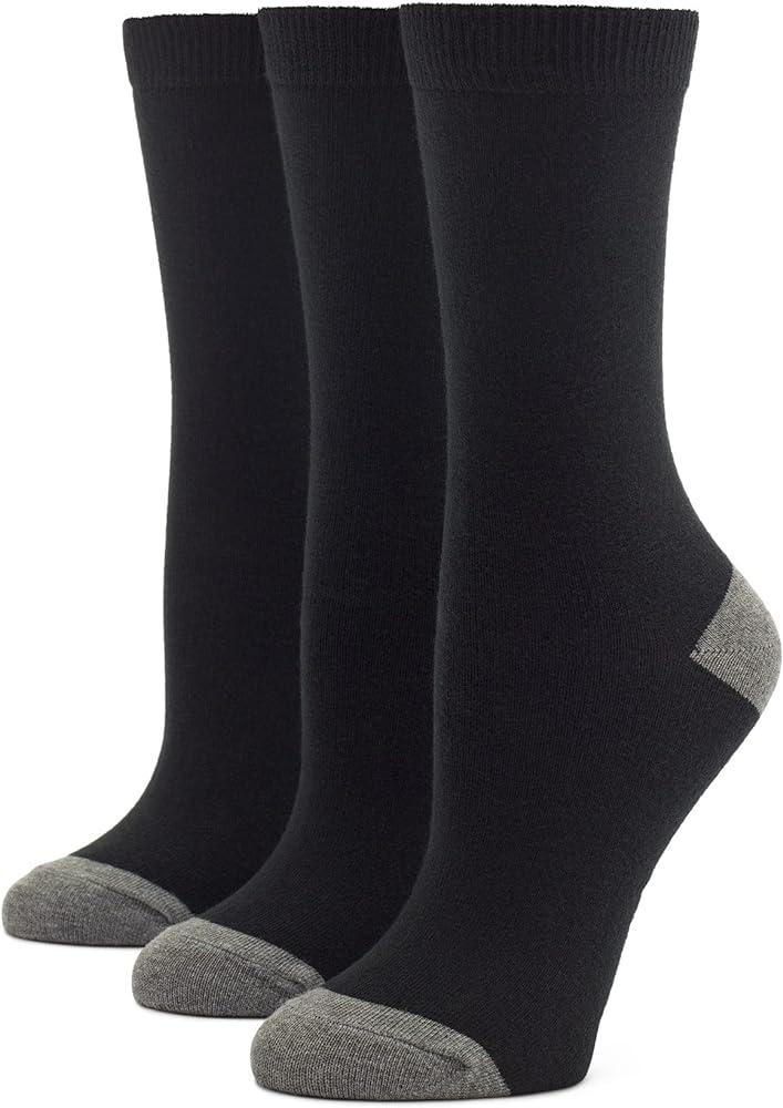 HUE Women's Casual Crew Sock, 3 Pair Pack