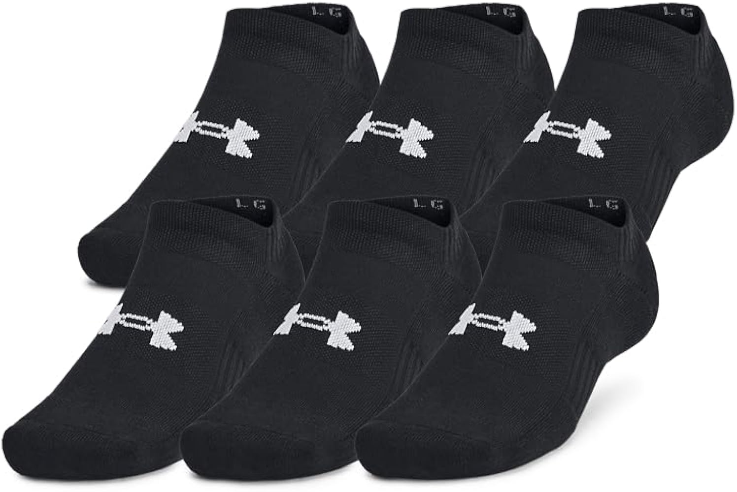 Under Armour Unisex Adult Training Cotton No Show Socks (3 Pairs)