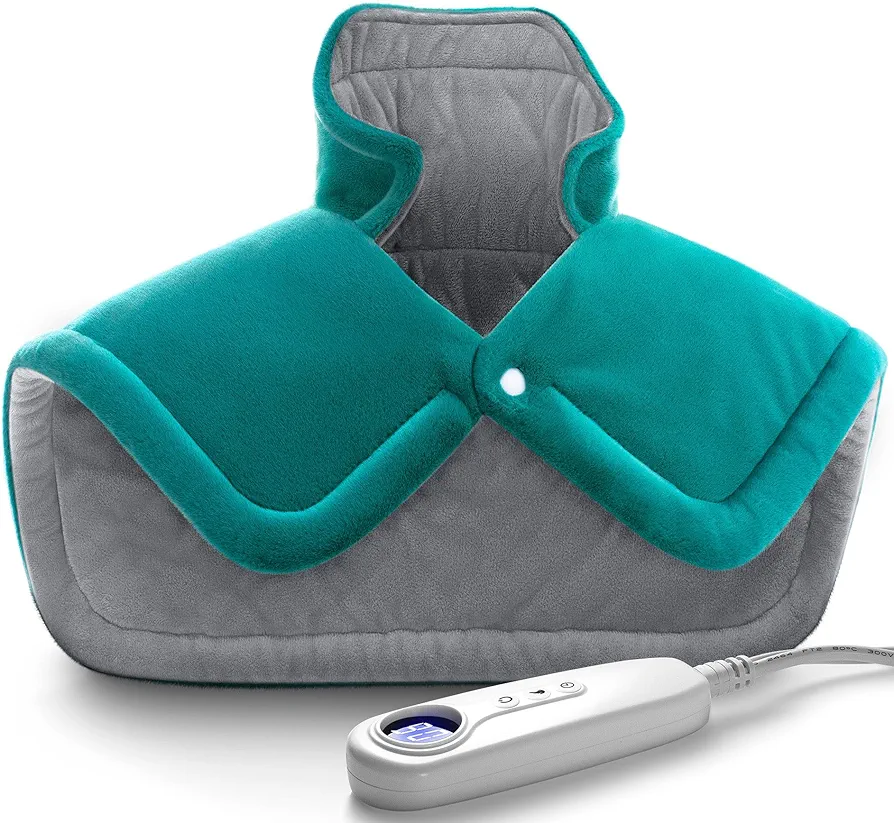 Christmas Gifts Heating Pad for Neck Shoulder and Back Pain Relief, Electric Weighted Heating Pad for Cramps, Leg and Foot, Gifts for Mothers Day, Fathers Day, Birthday, Women, Men, Dad, Mom