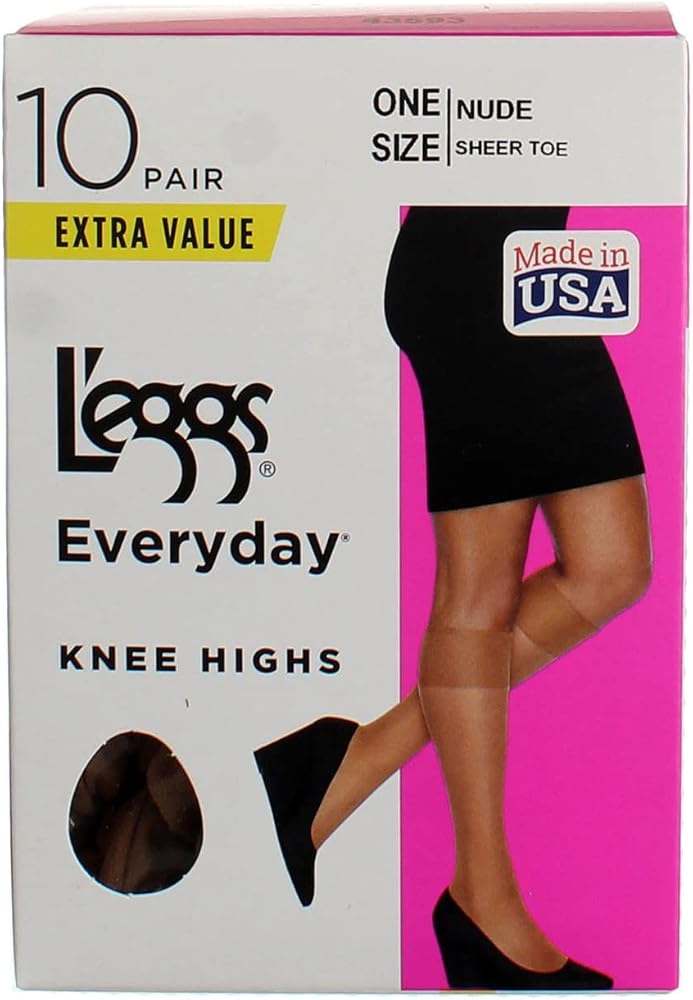 L'eggs Women's Everyday Knee Highs