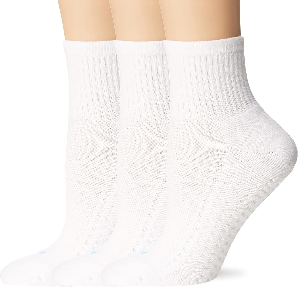 HUE Women's Air Sport 3 Pair Pack Mini Crew Socks