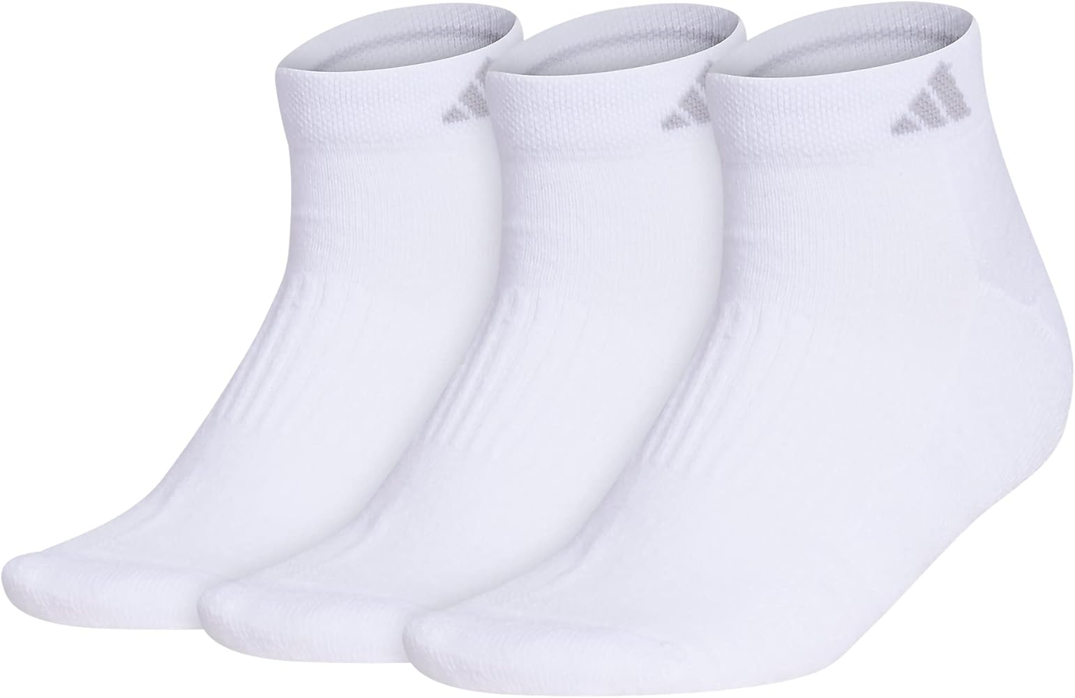 adidas Women's Cushioned Low Cut Socks with Arch Compression (3 Pairs)