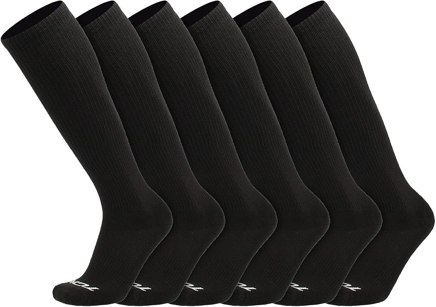 Over the Calf Work Socks for Men and Women 9-11 10-13 13-15 Moisture Wicking Tall Cushioned Knee High Boot Socks 6-pack