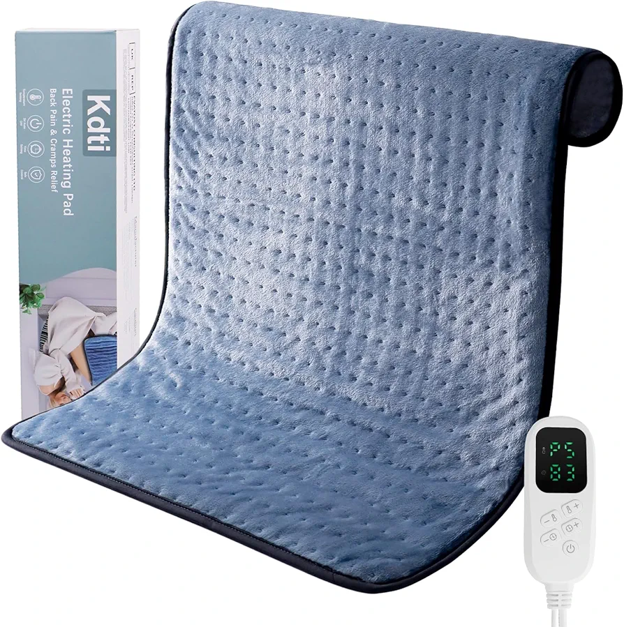 Heating Pad for Back Pain Relief, 24"×32" XXXL Extra Large Heating Pad for Cramps Relief, Auto Shut Off, Machine Washable, Moist Heat Heating Pad for Back, Neck, Shoulder, Knee, Arms, Legs, etc.