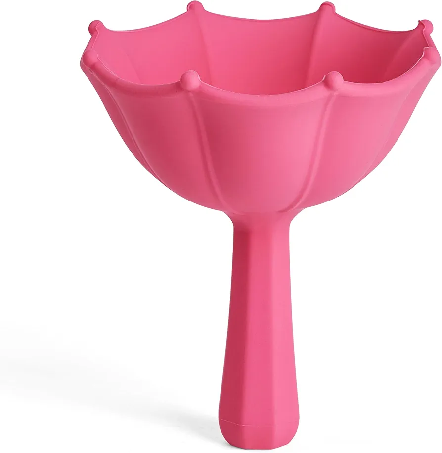 Umbrella Funnel Food Grade Silicone Collapsible New Year Christmas Birthday Gifts Creative and Practical Gifts New Year Christmas Birthday Gifts Creative Funny and Practical Gifts(Pink)